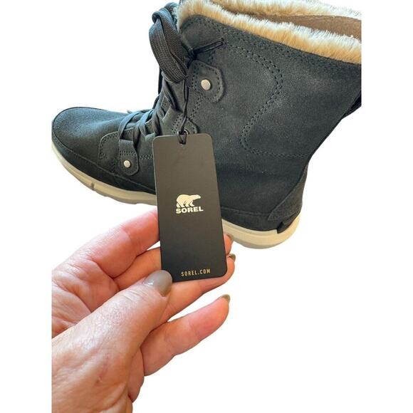 Sorel NEW Explorer Next Joan Waterproof Boots Women’s US 9.5 Gray Insulated - Picture 7 of 10